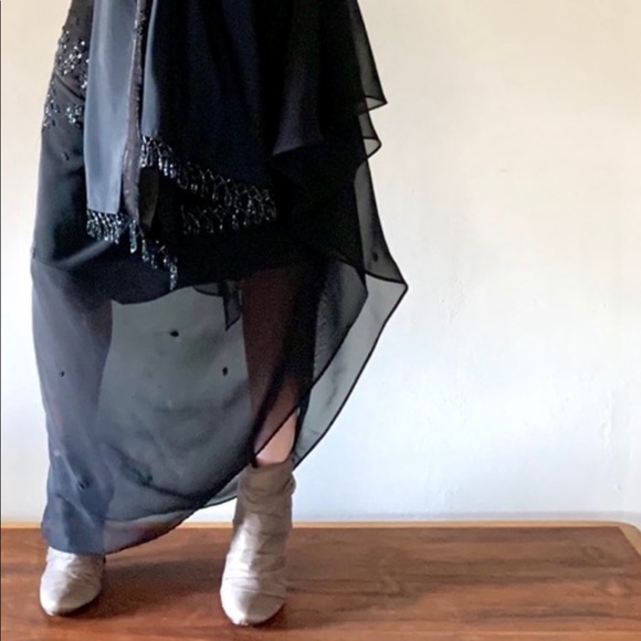 Cache 3 Piece Formal Evening Gown Prom Wedding Party Cocktail 6 - Picture 6 of 16